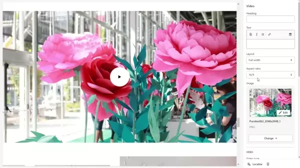 Video (General. Aspect ratio)